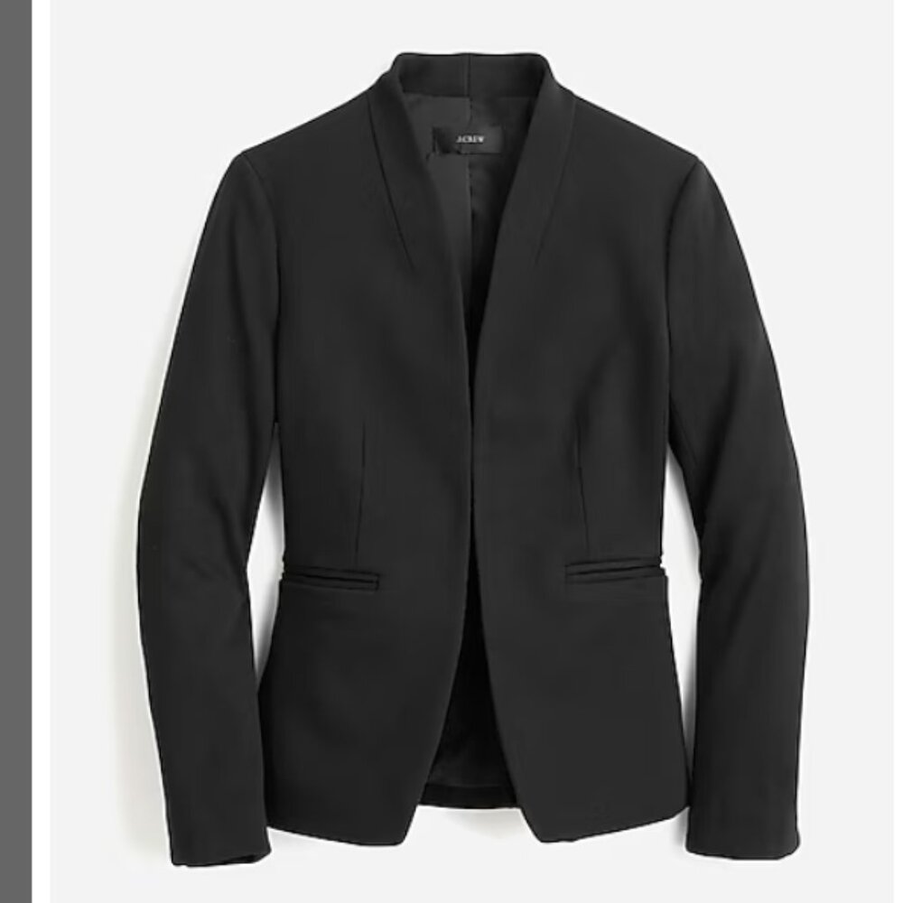 Going-out blazer in stretch twill - NWT